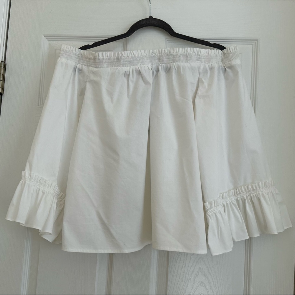 White off the shoulder blouse